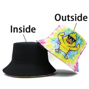 Tie Dye Duck Bucket Hat