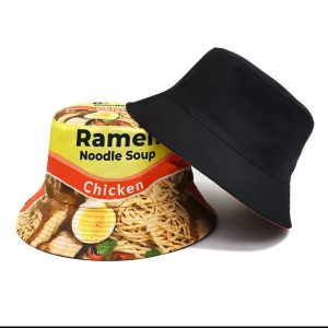 Ramen Chicken/Beef Noodle Soup Bucket Hat