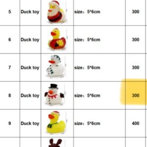 Mix Christmas Rubber Ducks