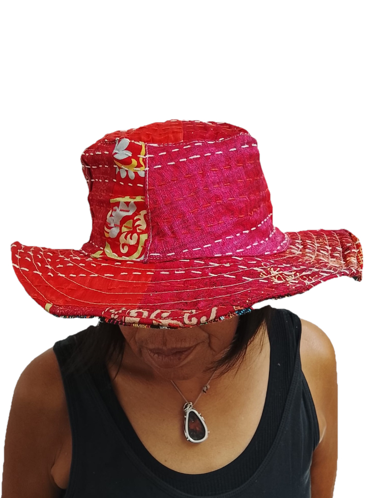 Cotton Patchwork Hat - Image 4